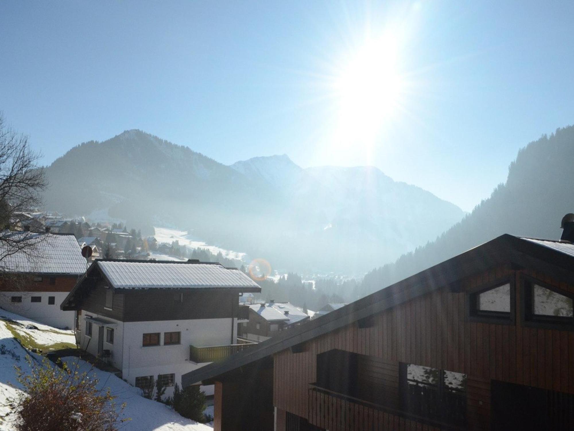 Charmant Studio 3 Pers. Avec Balcon, Proche Centre Et Remontees, Parking Inclus, Chatel - Fr-1-676-34 Appartement Buitenkant foto