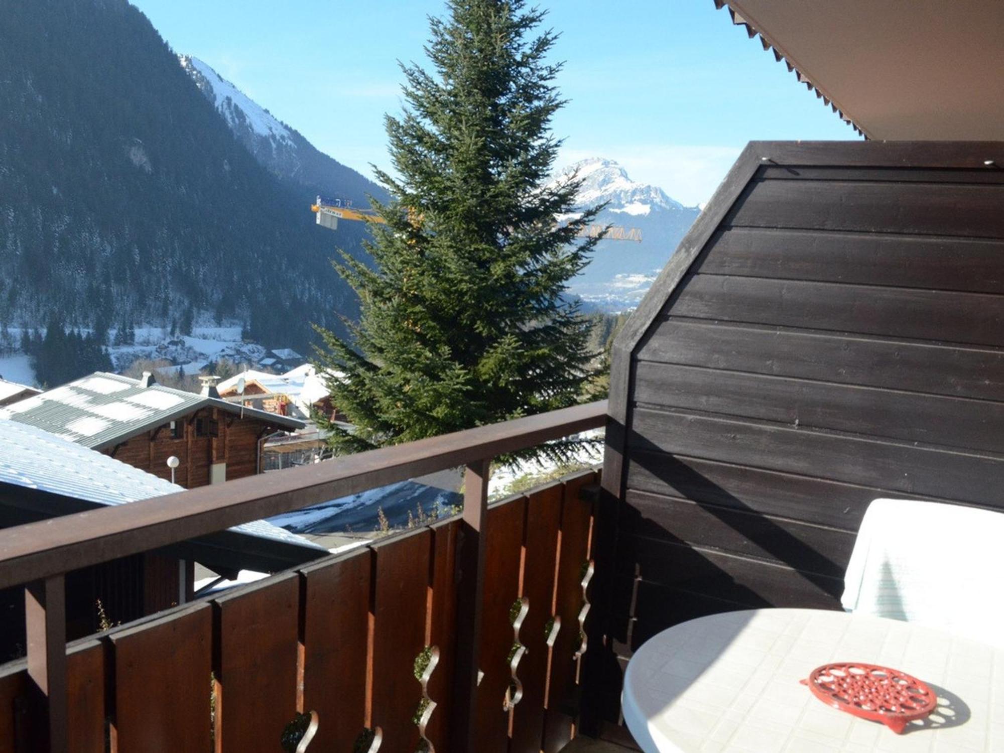 Charmant Studio 3 Pers. Avec Balcon, Proche Centre Et Remontees, Parking Inclus, Chatel - Fr-1-676-34 Appartement Buitenkant foto